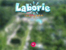 Tablet Screenshot of campingdelaborie.com